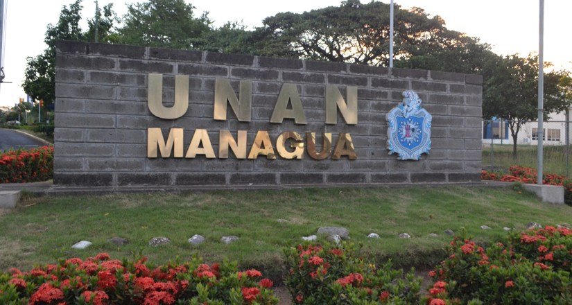 Fachada de la Unan Managua 