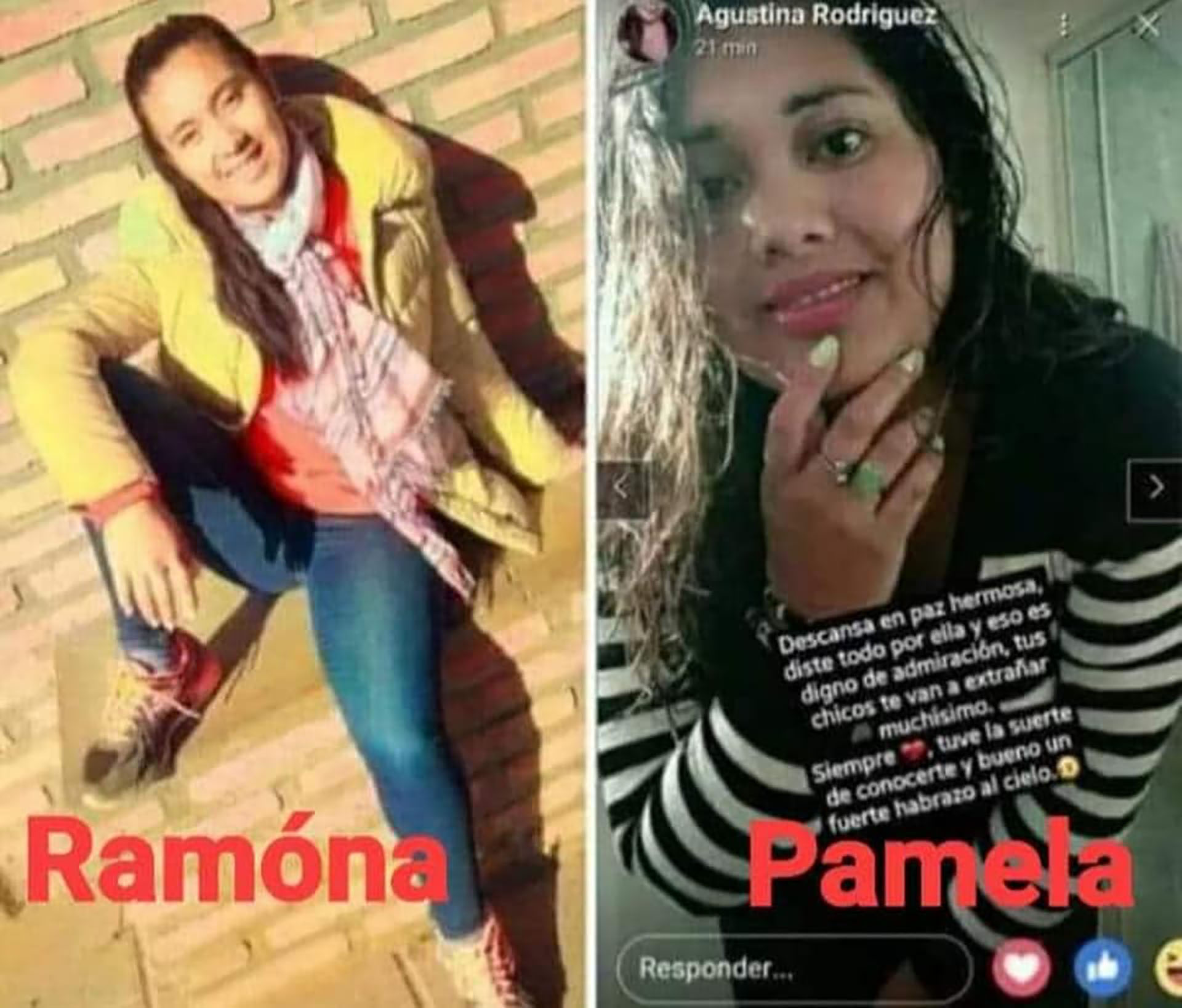Ramona tenía tres hijos y Pamela dos