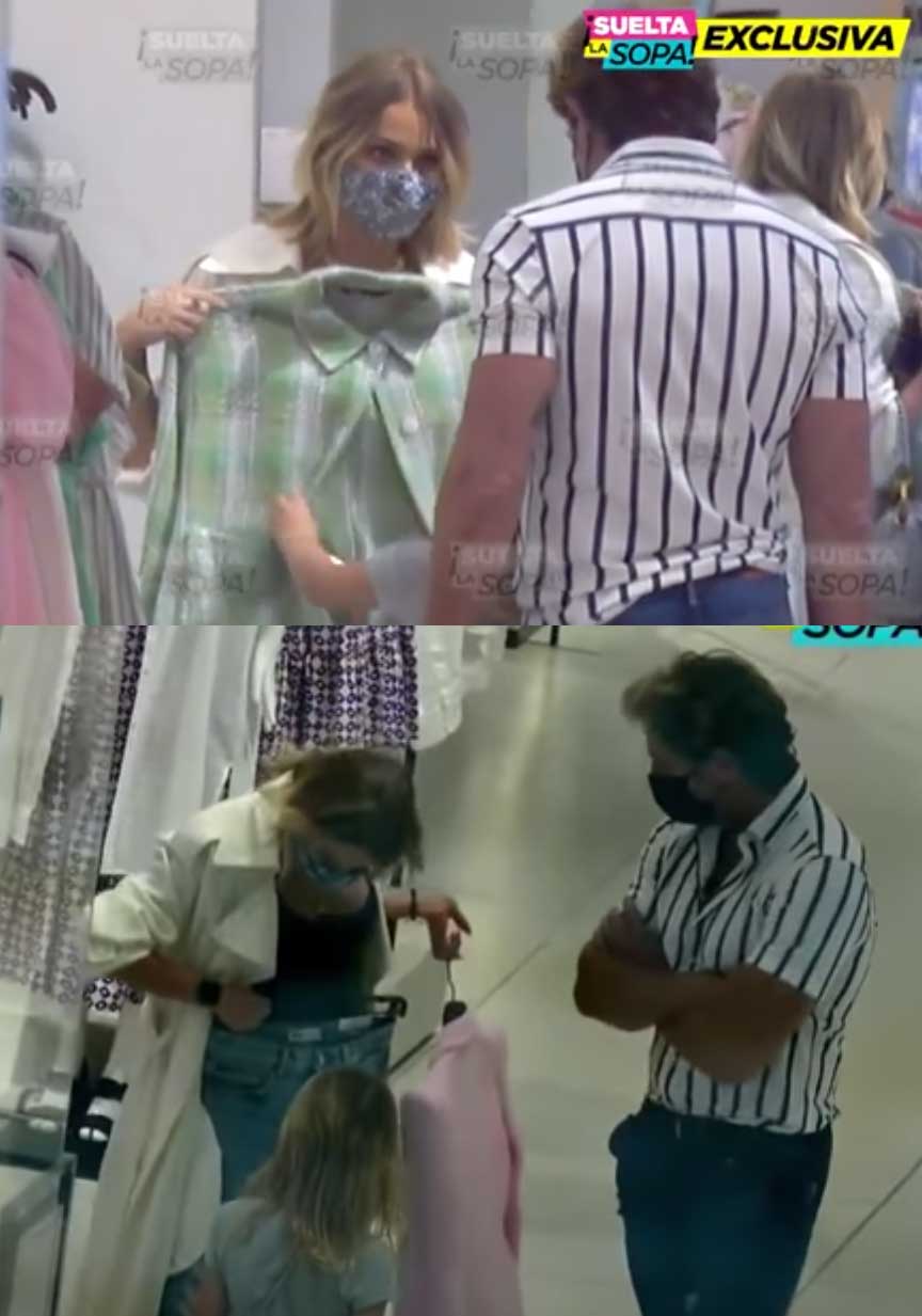 Pese A Negativa De Geraldine Bazan Irina Baeva Se Fue De Shopping Con Gabriel Soto Y Su Hija Infobae