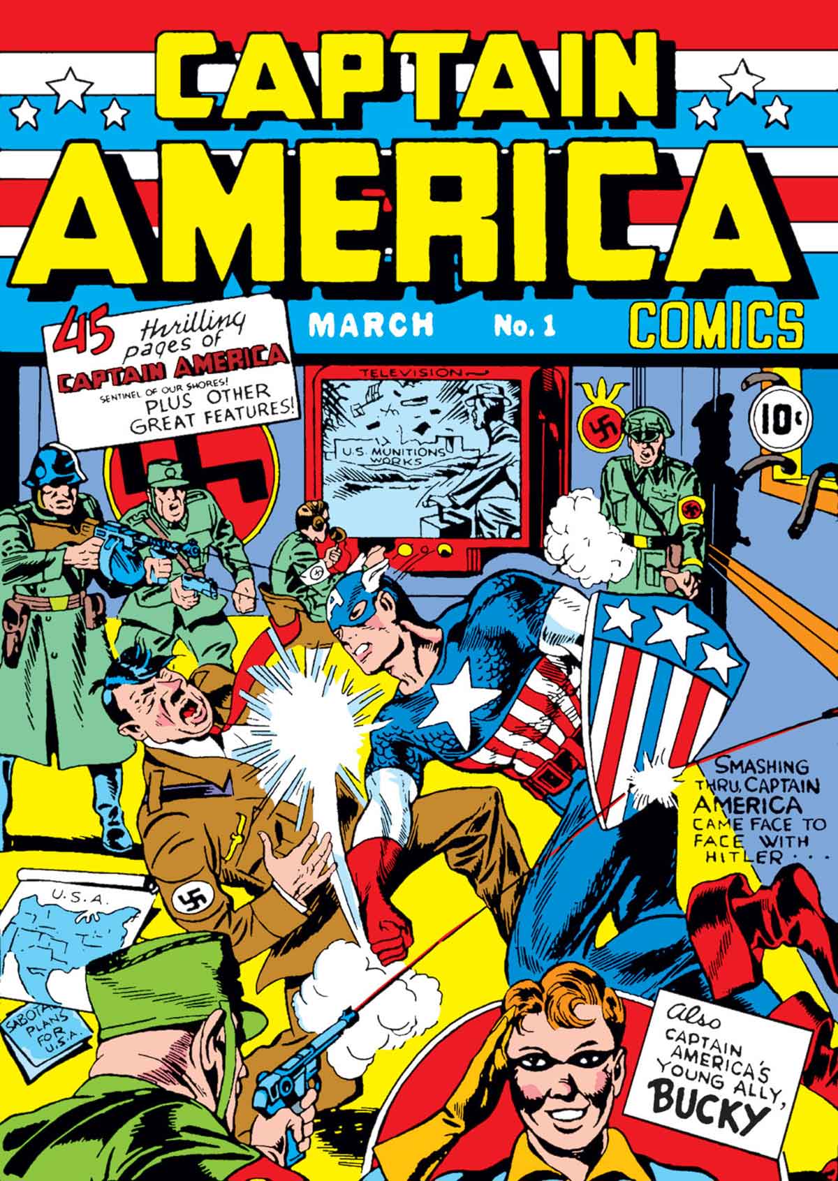 El Capitán América fue "el primer superhéroe habilitado para matar en nombre de la Constitución", dice Morrison en su libro