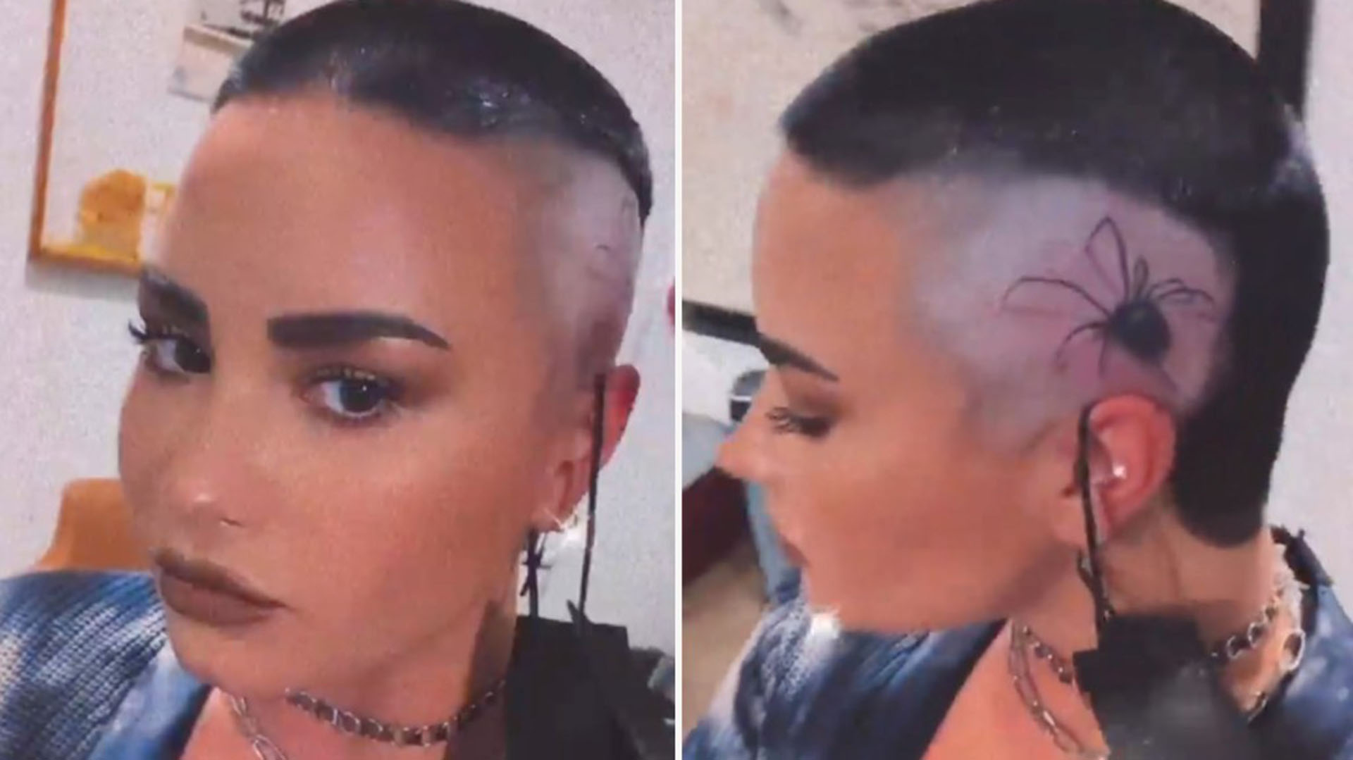 Demi Lovato Salió De Rehabilitación Y Luce Un Impactante Tatuaje En La