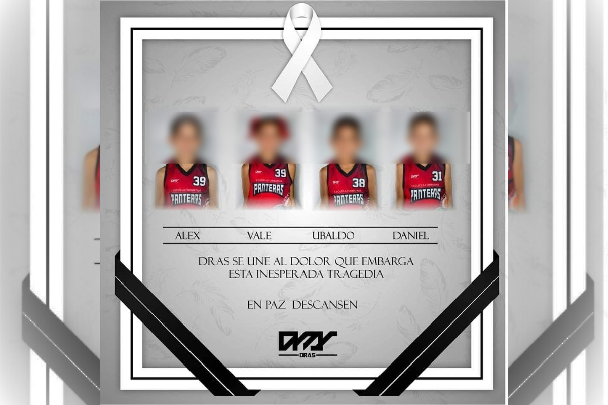 Cuatro niños integrantes de un equipo de basquetbol murieron en fatal  accidente en Oaxaca - Infobae