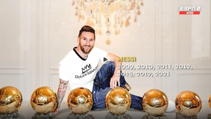La fugaz “aparición” de Messi en la entrega del Balón de Oro que se ganó una de las ovaciones más estruendosas de la gala