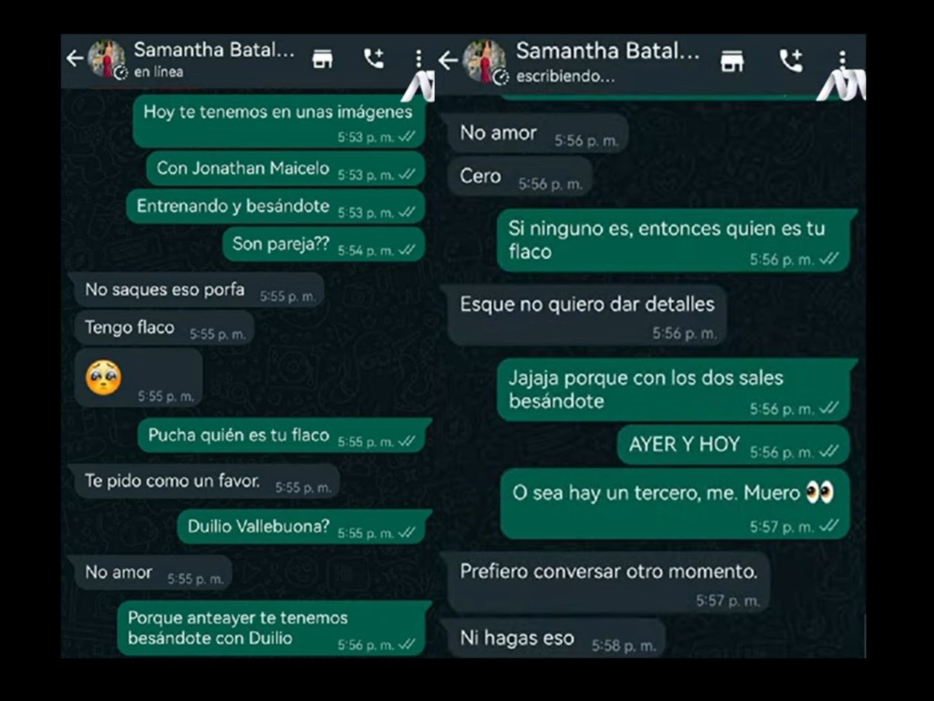 Samantha Batallanos admitió tener novio. (ATV)