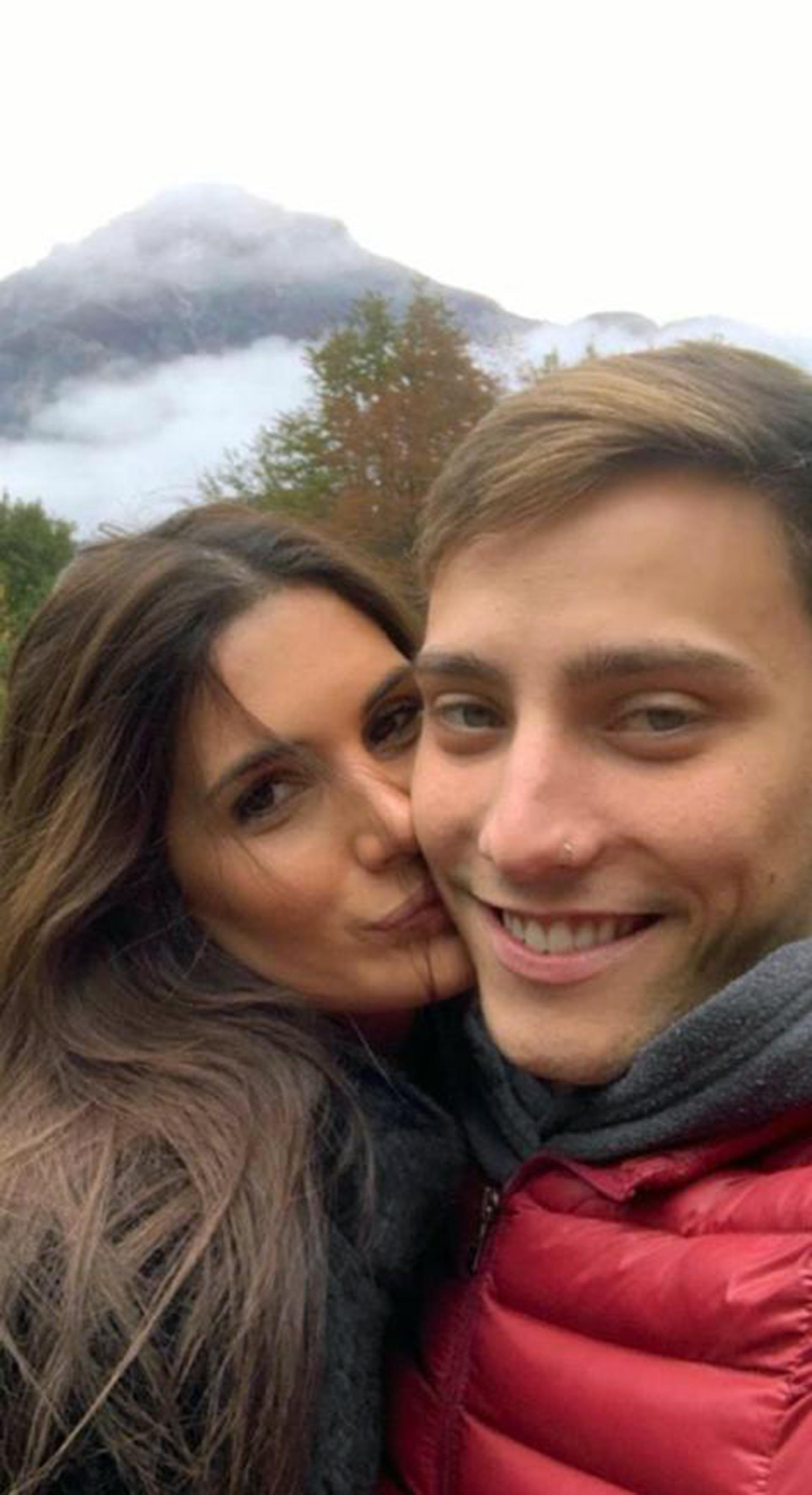 Magalí Mora y su ex novio, Agustín