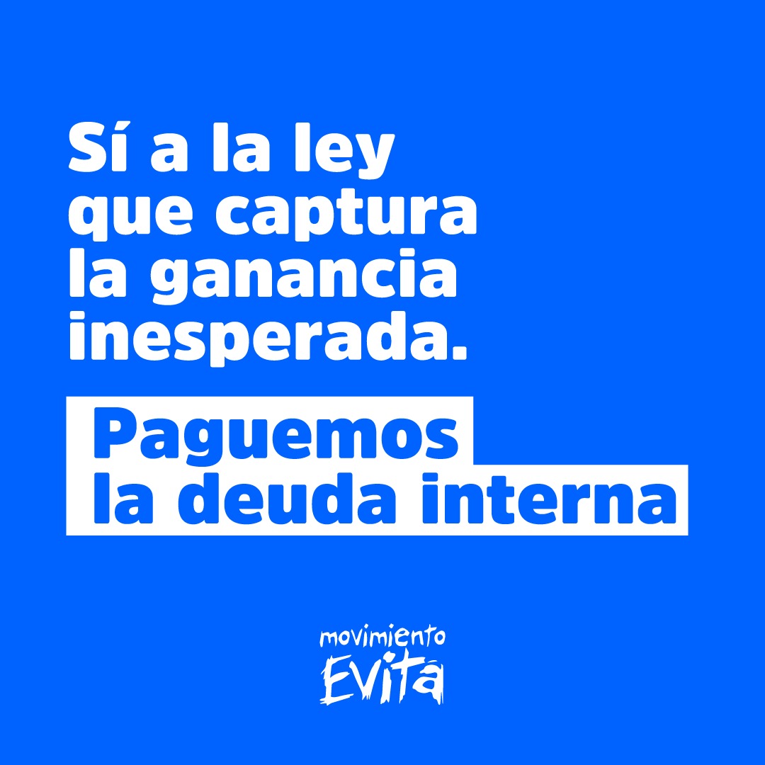 El Movimiento Evita se manifiesta a favor del nuevo impuesto anunciado por el ministro de Economía, Martín Guzmán