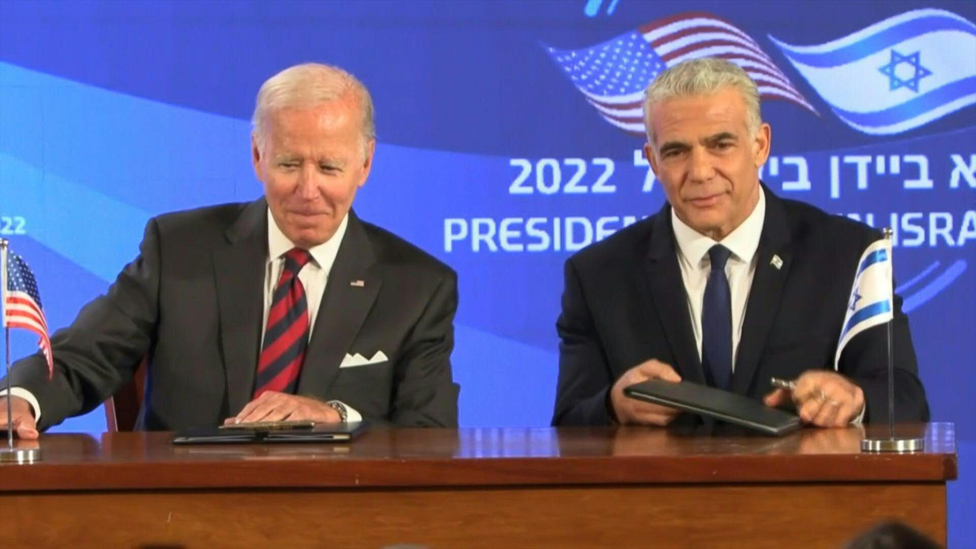 Estados Unidos e Israel firmaron el jueves un nuevo pacto de seguridad que refuerza un frente común contra Irán y el presidente Joe Biden se comprometió en que usará "todo" el poderío de su país para impedir que Teherán se haga con un arma nuclear.