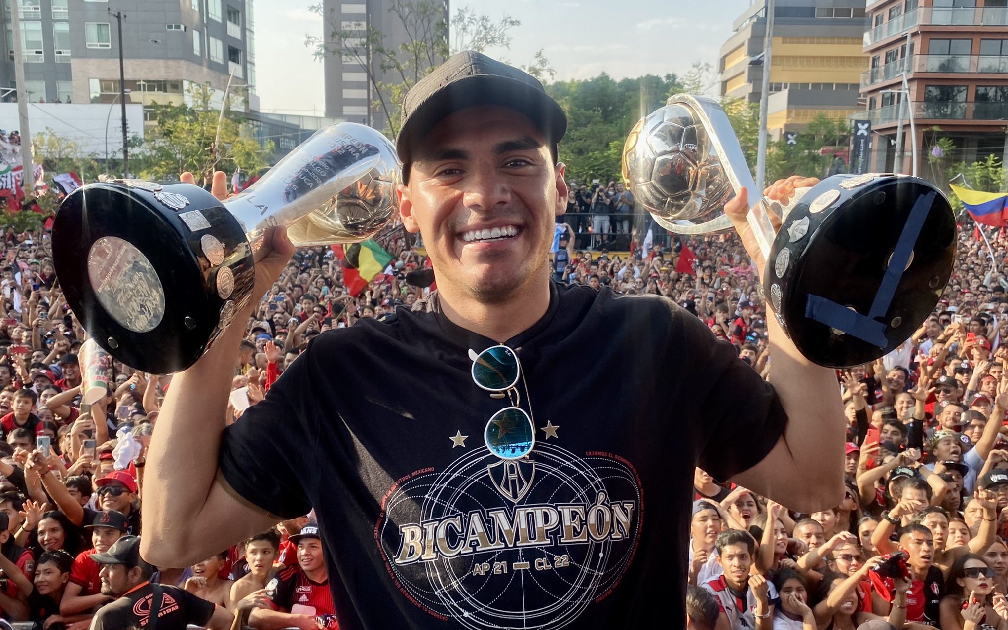 Aldo Rocha starred in the cheer against Chivas and which was accused of being discriminatory (Photo: Twitter/@AtlasFC)