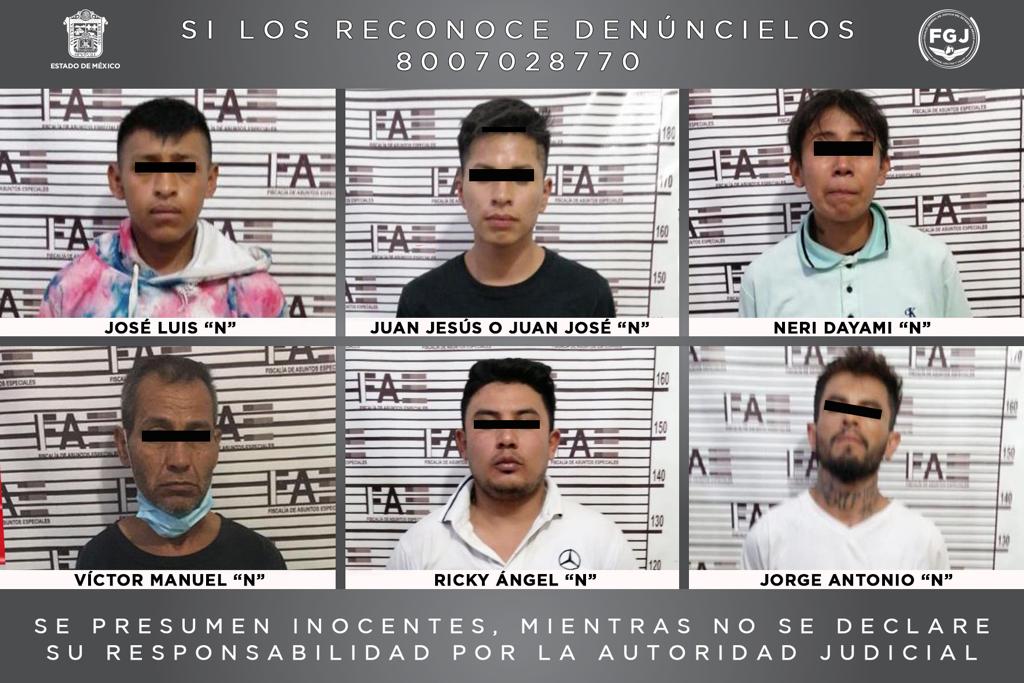 Eles prenderam o líder dos “Rikis” e outros sete por massacre de uma família em Tultepec