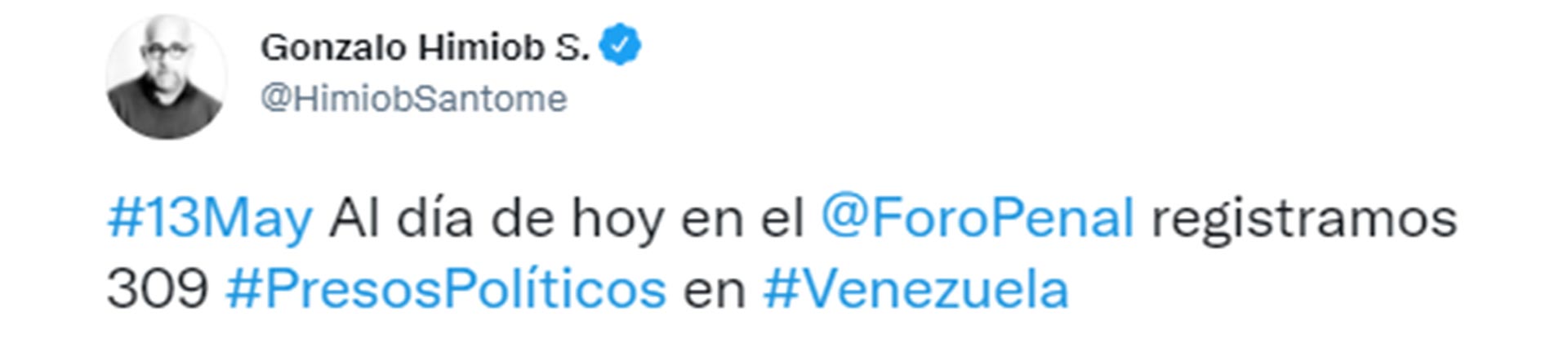 El tuit de Gonzalo Himiob