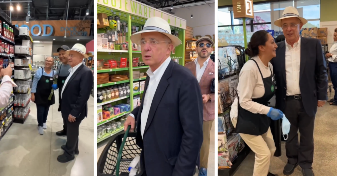 Álvaro Uribe Causó Furor En Un Supermercado De Miami Seguidores Le