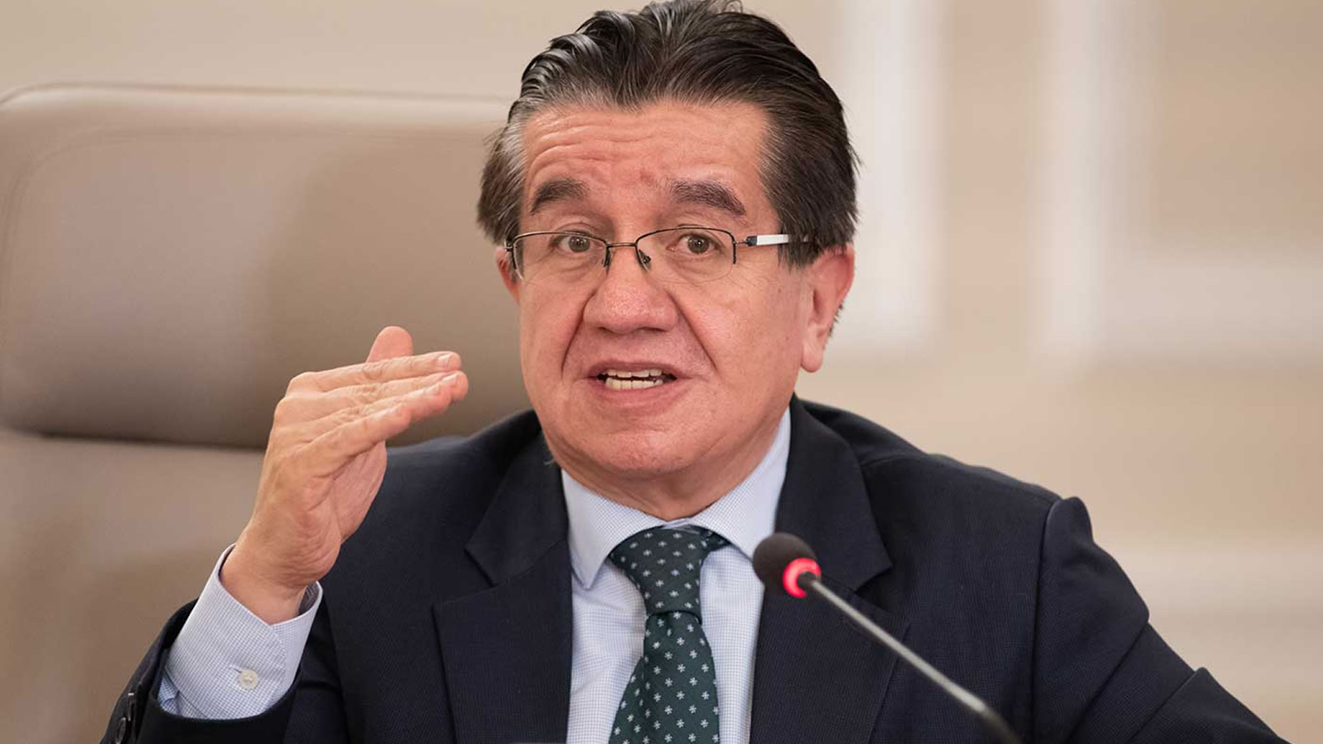Fernando Ruiz, ministro de salud de Colombia. Foto: Presidencia de la República - César Carrión