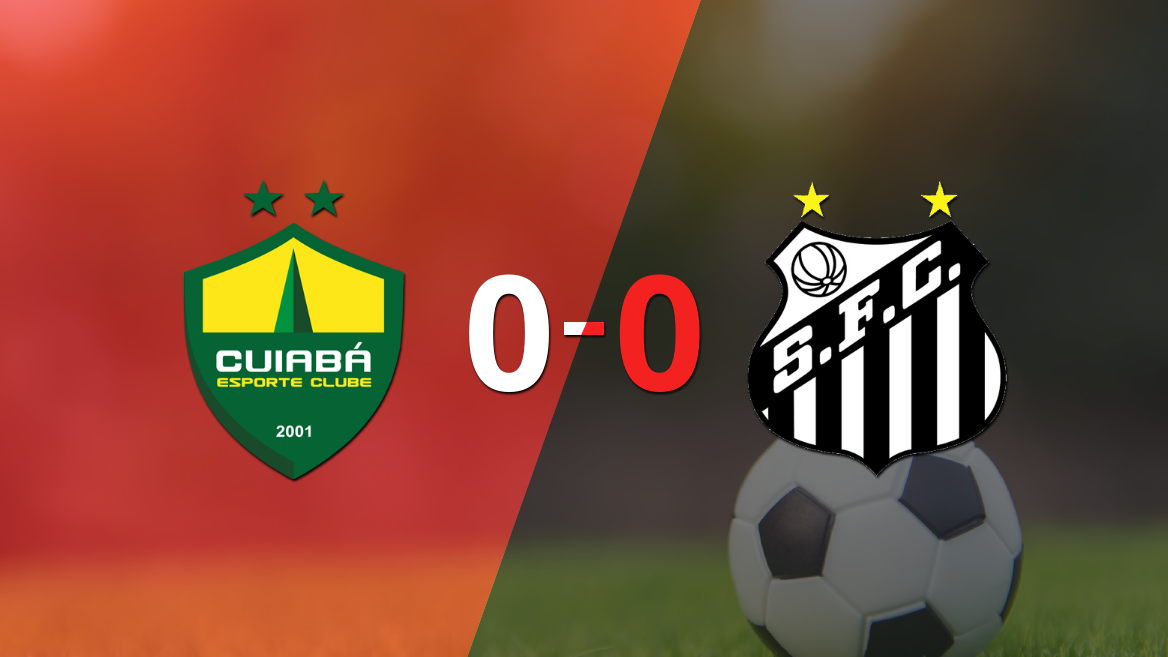 Cuiabá y Santos terminaron sin goles