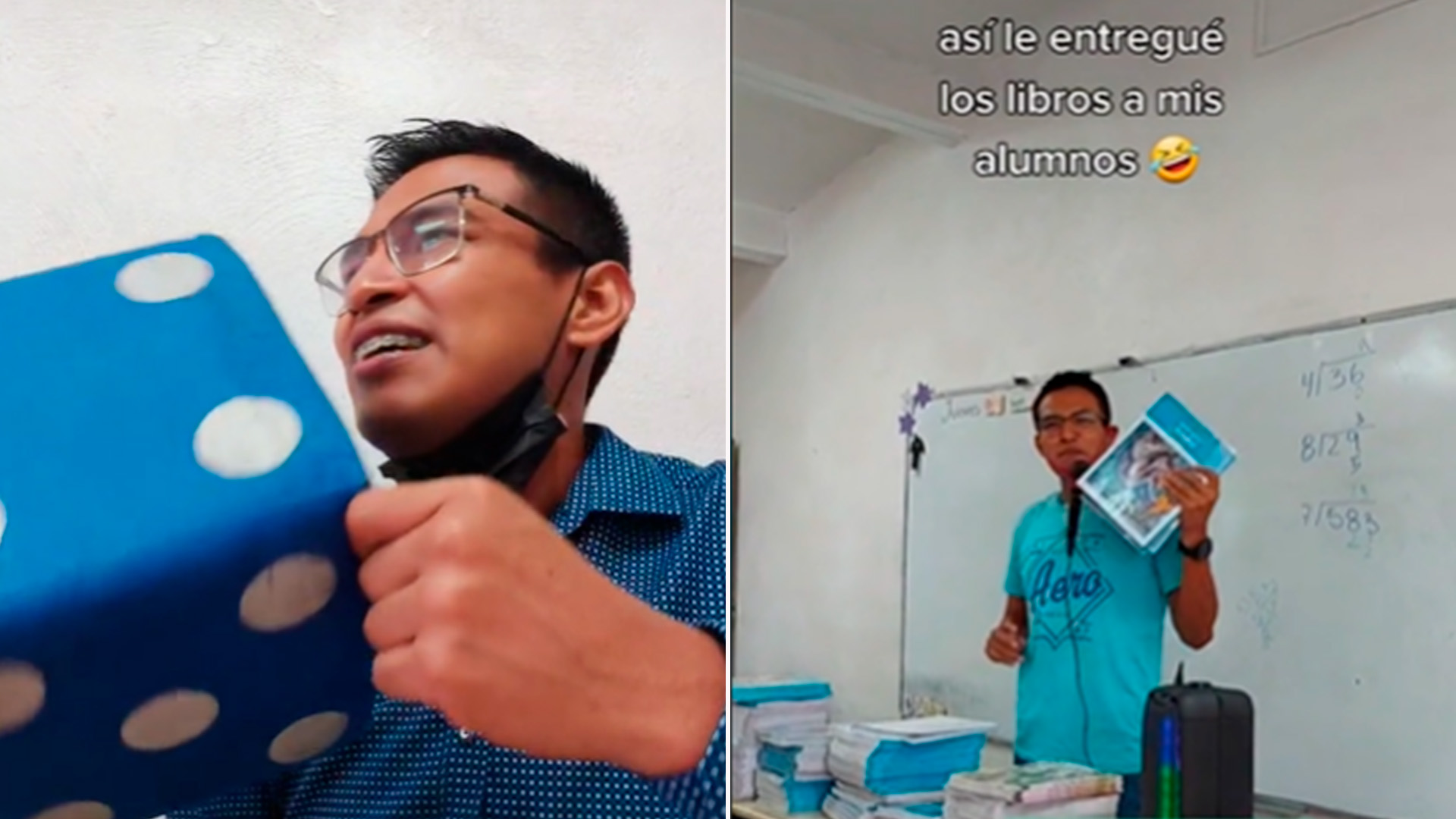(Screenshots: TikTok/@profetito23)