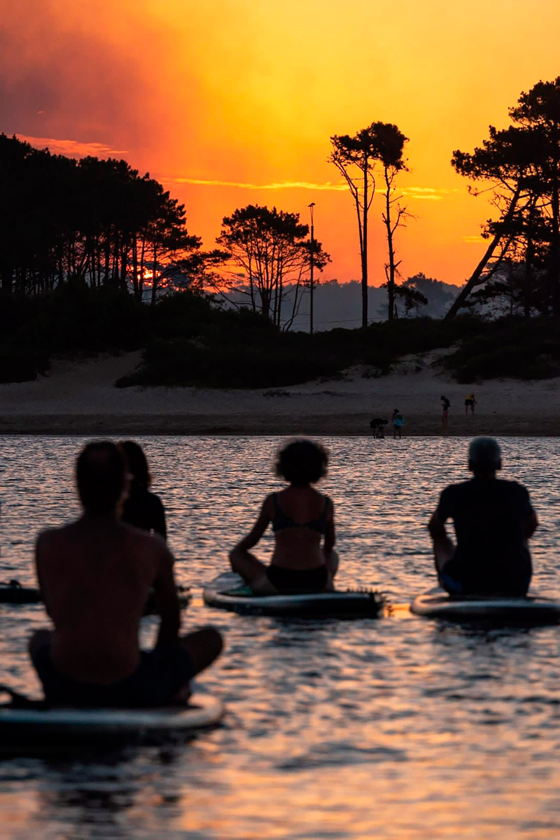 “En esos atardeceres increíbles que tuvimos hicimos jornadas hasta entrada la noche, y después comimos alguna cosita rica. Eso siempre pasa cuando tenemos luna llena”, cuenta la instructora Natalia Pezzoni (@vistaleste)