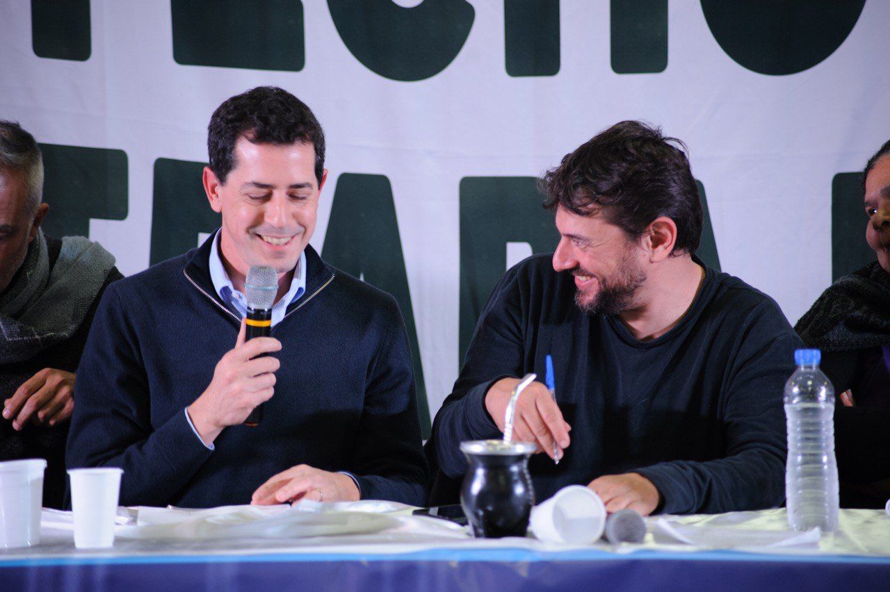 Juan Grabois y Wado de Pedro. 