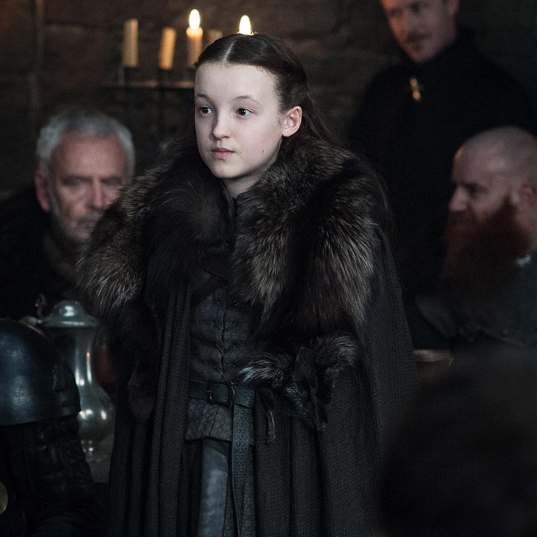Bella Ramsey como Lady Lyanna Mormont en la temporada 6 de "Game of Thrones"