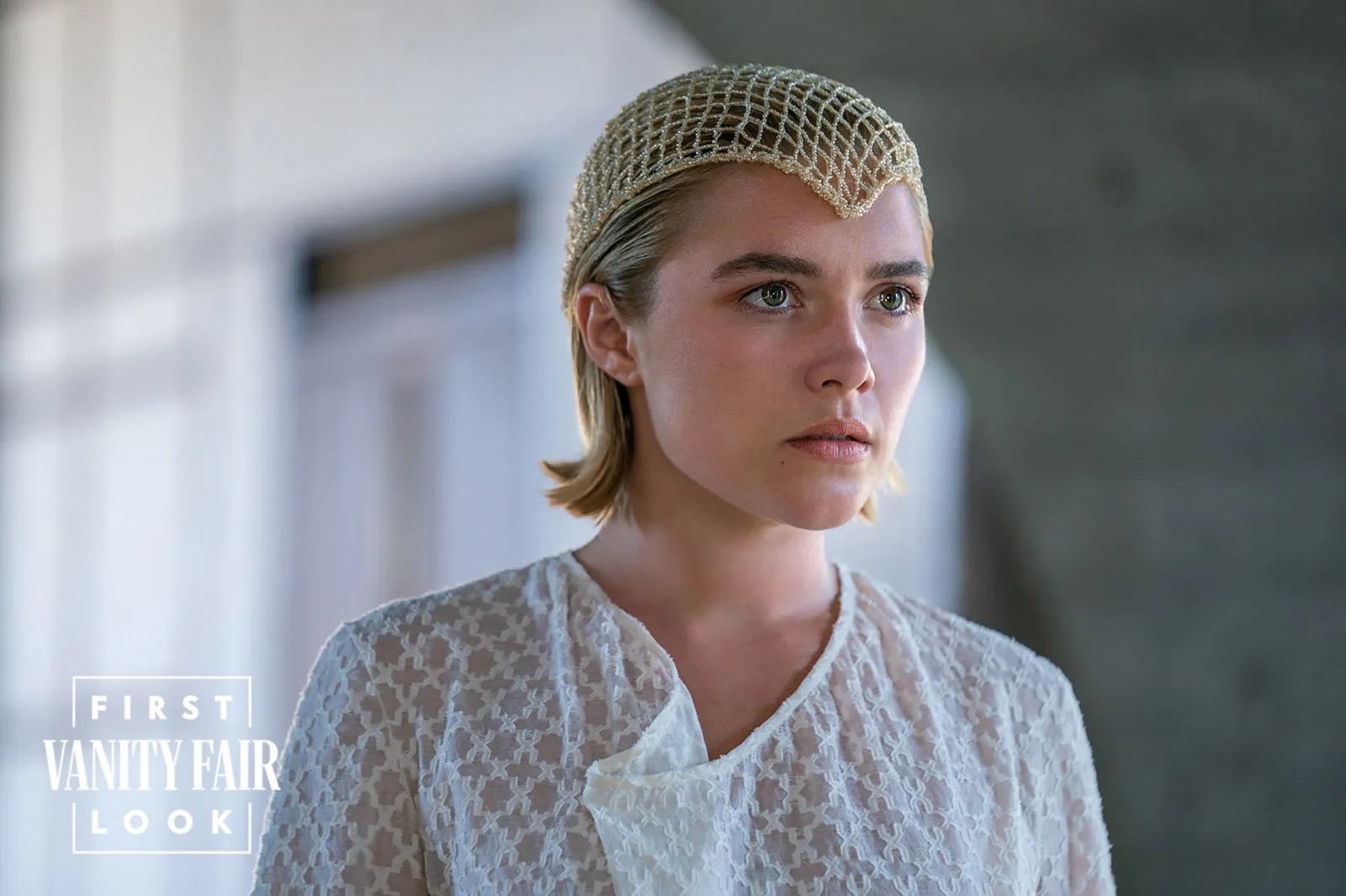 Florence Pugh interpretará a la princesa Irulan, la hija del emperador Shaddam IV. (Warner Bros.)