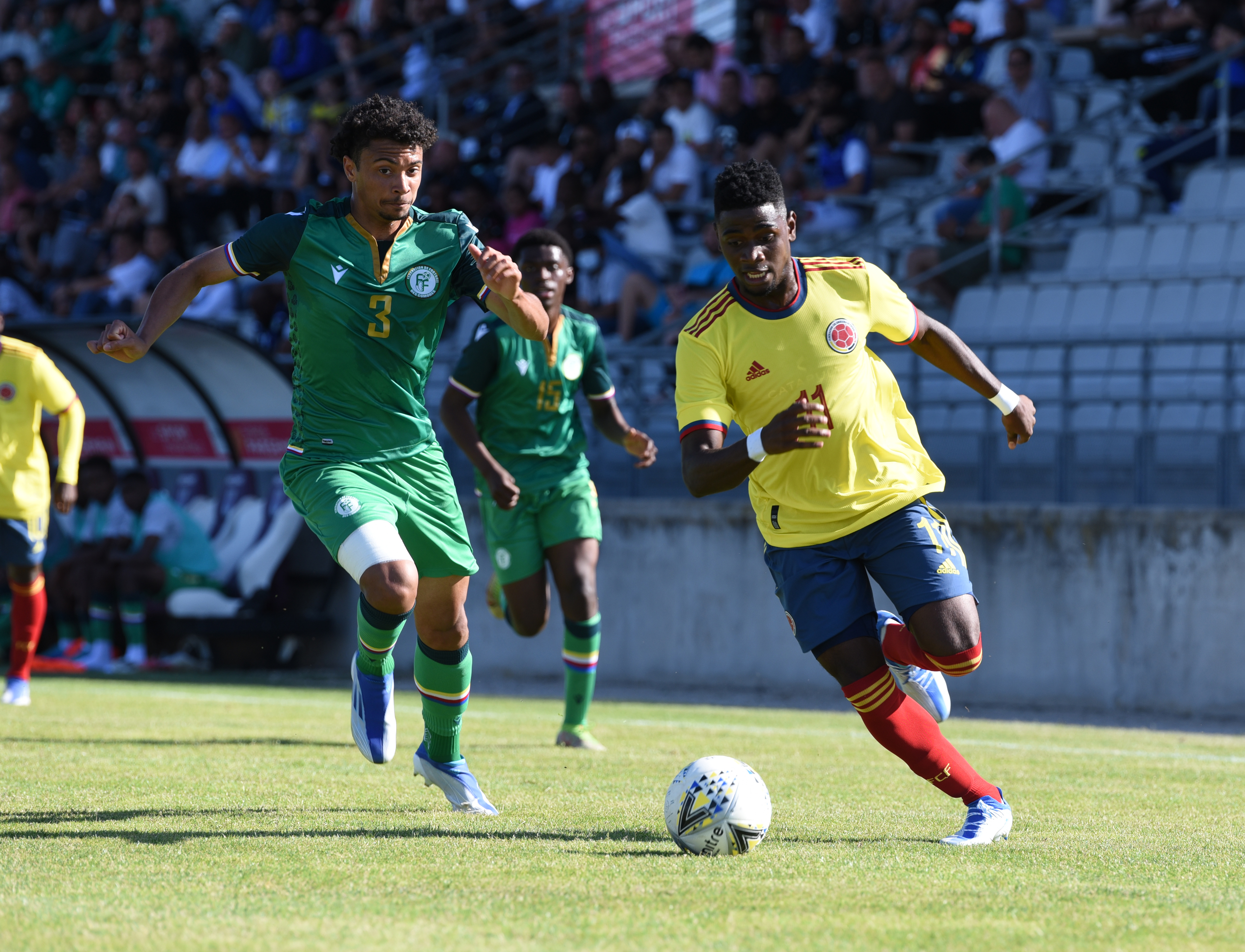 Colombia se deshizo en los 90 minutos, perdiendo por penales ante Comoras en el torneo Maurice Revello