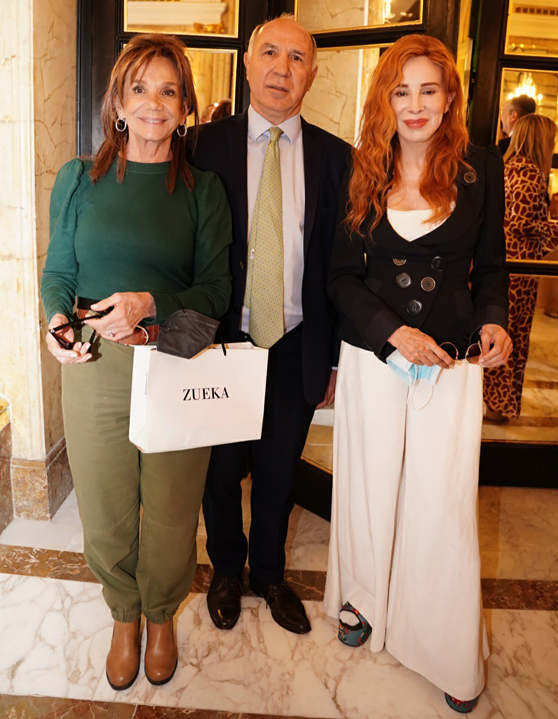Ana María Picchio, Ricardo Lorenzetti y Nacha Guevara