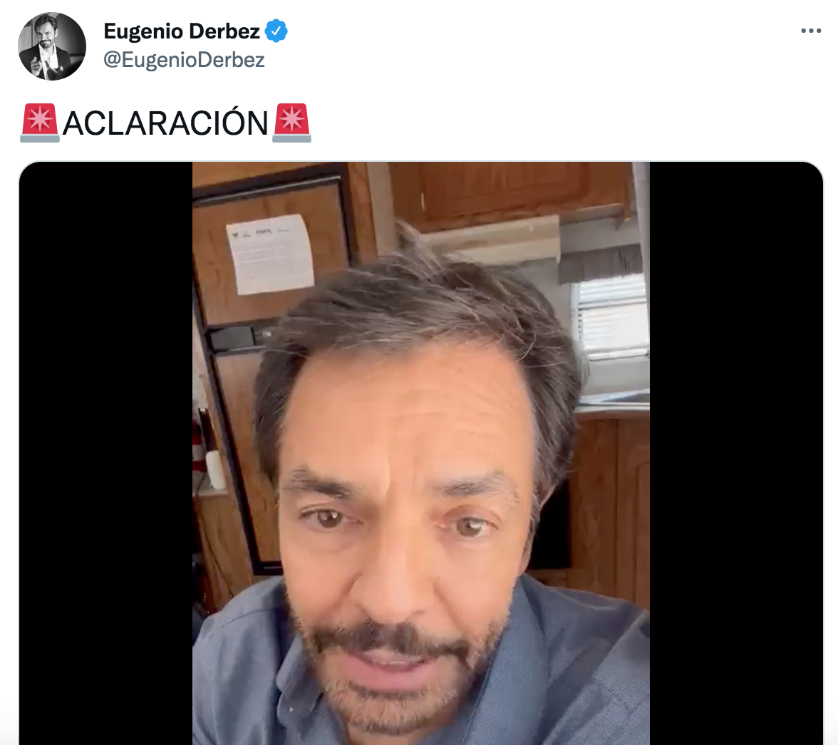 Derbez aclaró los motivos de su veto en Televisa (Foto: Twitter)