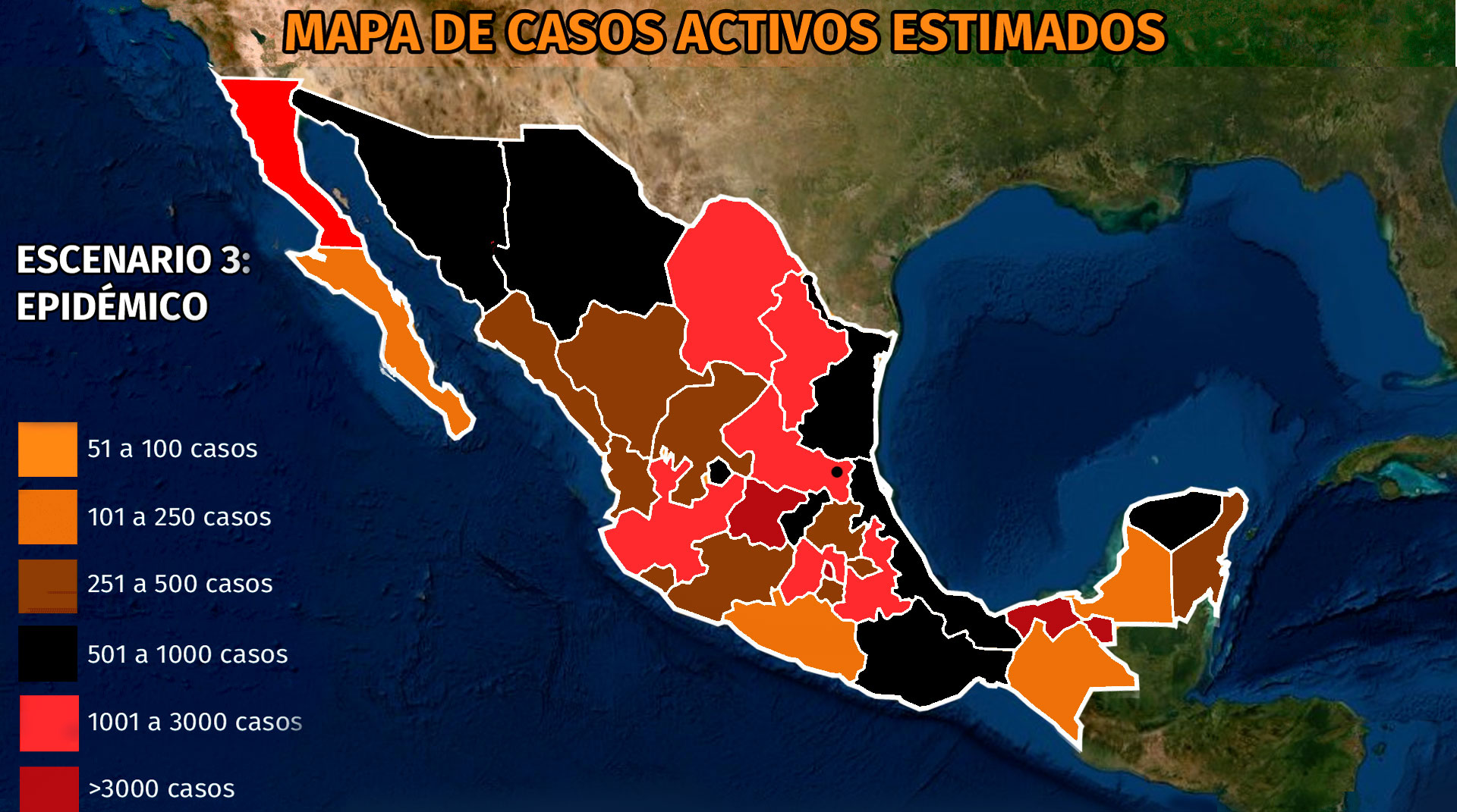 Mapa del coronavirus en México al 24 de octubre: el país rebasó las 286,000 muertes acumuladas