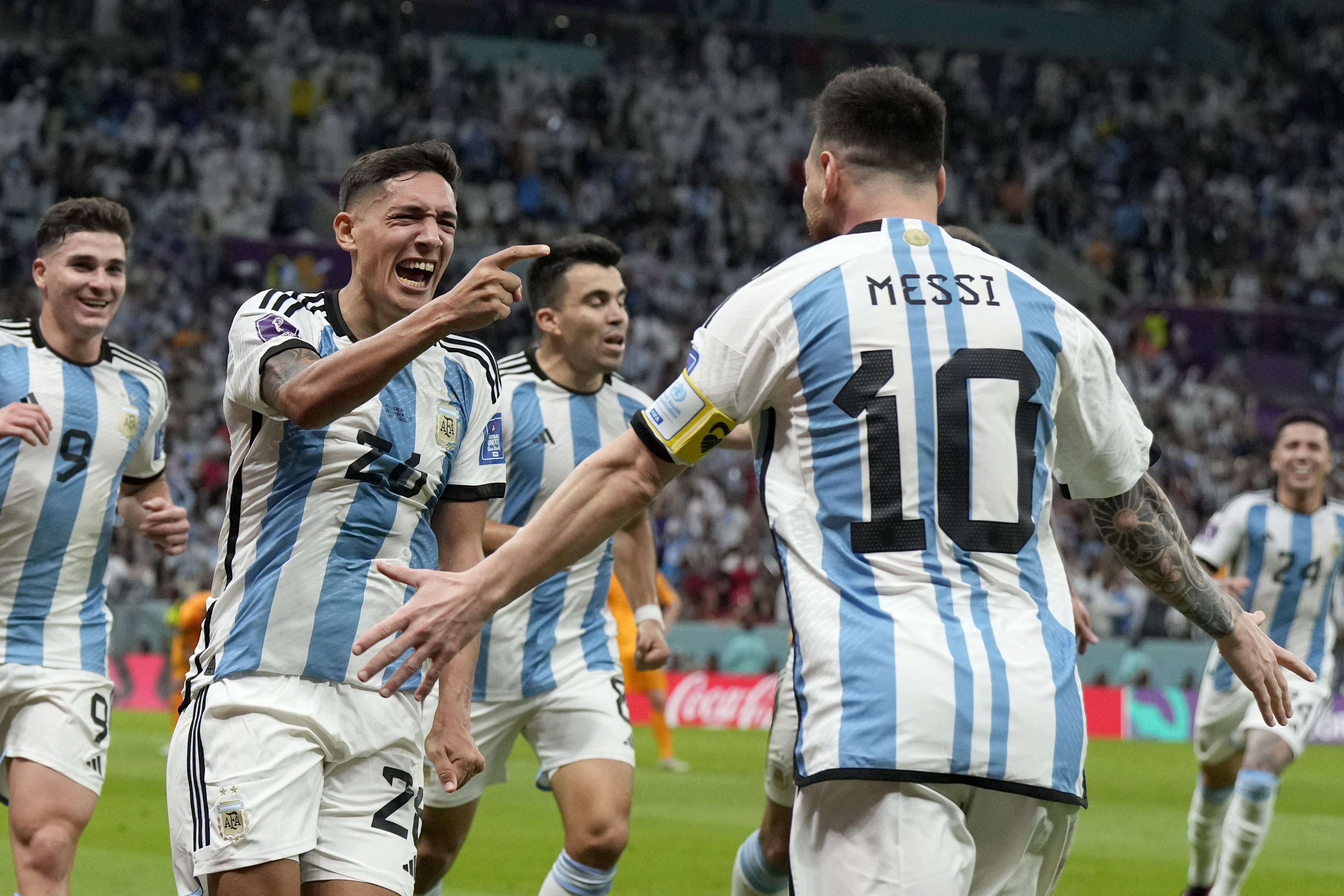 Argentina buscará su tercera estrella mundial después de la ceremonia de Clausura en Qatar 2022 (AP Foto/Ricardo Mazalán)
