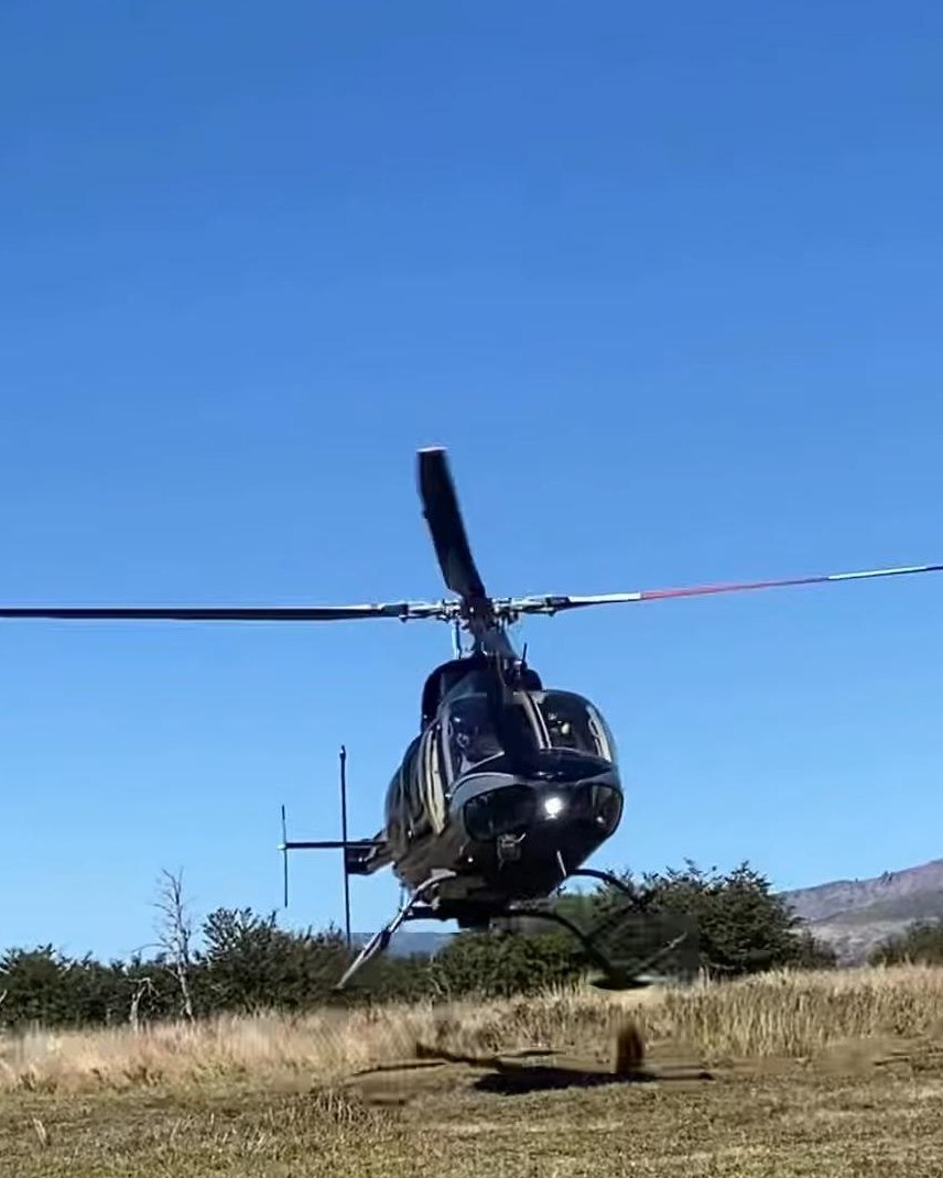 Un turista tuvo que ser rescatado por un helic&oacute;ptero tras descompensarse cuando bajaba del volc&aacute;n Lan&iacute;n