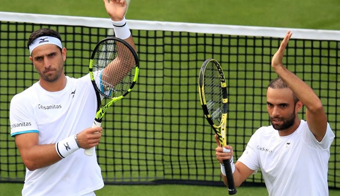 Los colombianos Robert Farah y Juan Sebastián Cabal avanzaron sin problema a la segunda ronda de Wimbledon
