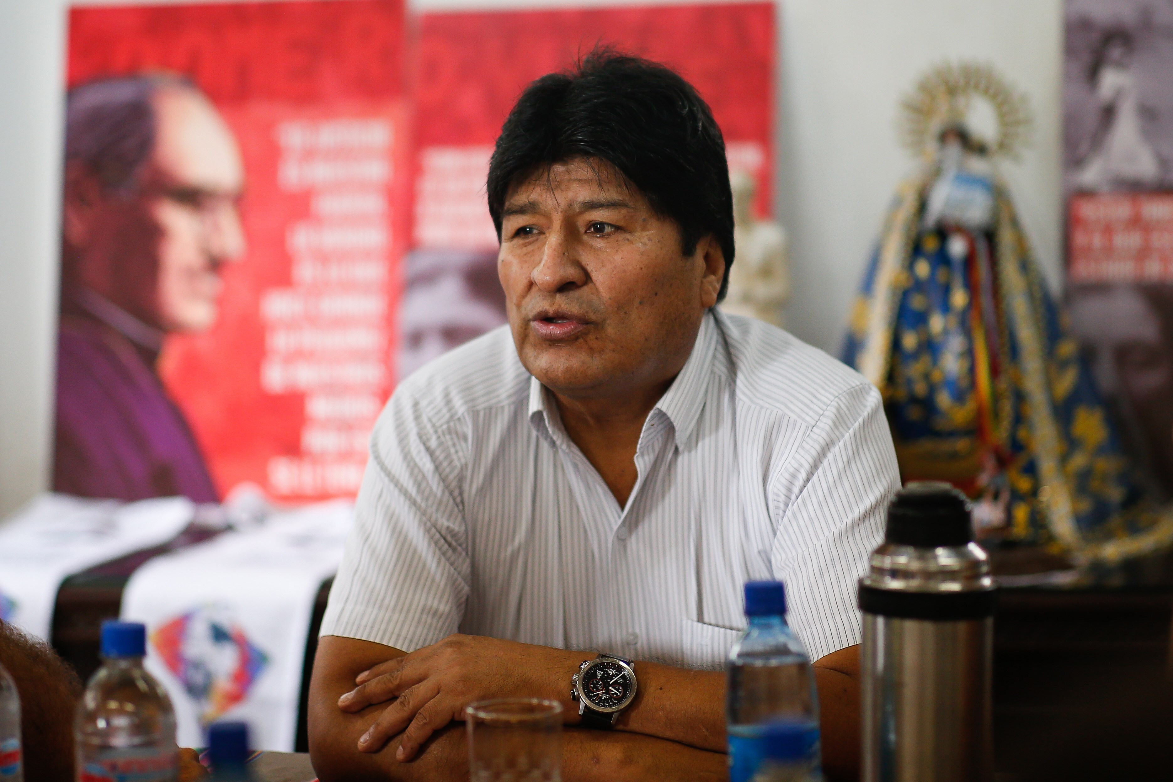 Fotografía de archivo del ex presidente de Bolivia, Evo Morales (EFE/ Juan Ignacio Roncoroni)
