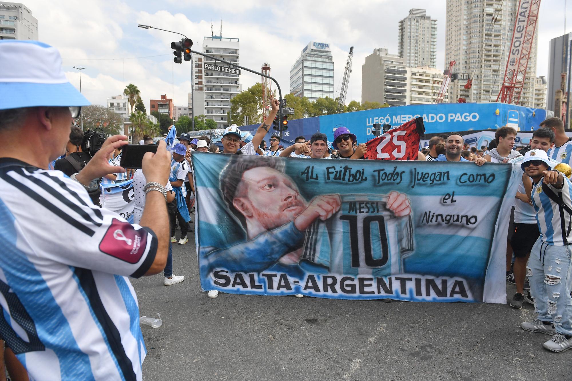There were those who traveled from Salta to see the National Team