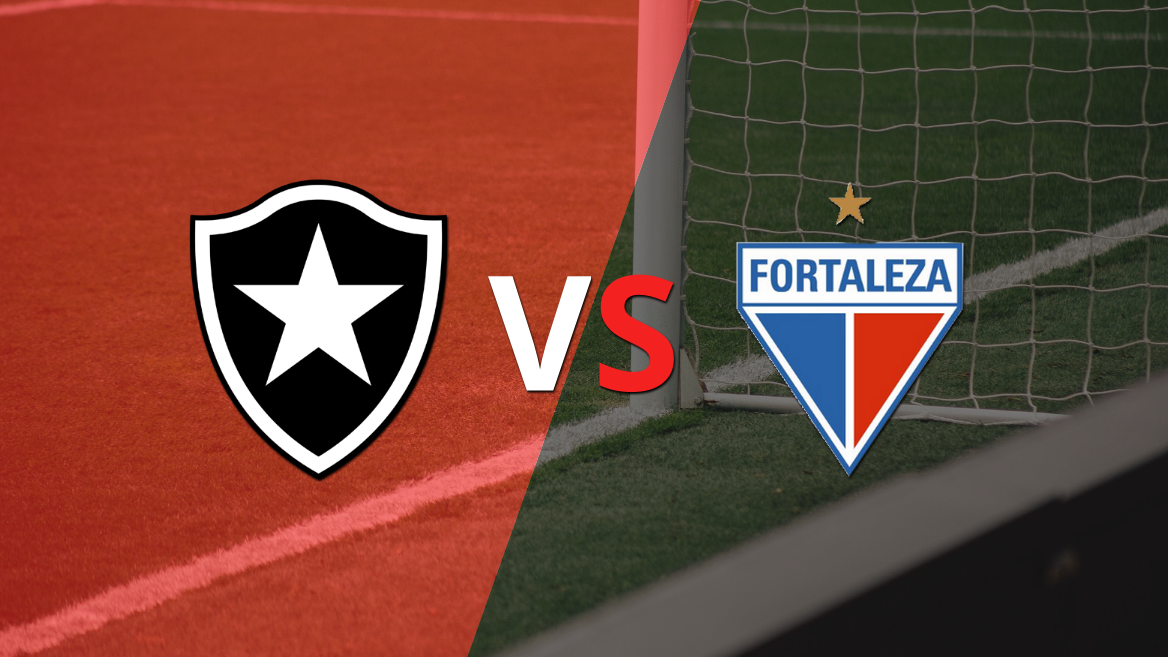 Al comienzo del segundo tiempo Botafogo y Fortaleza empatan 1-1