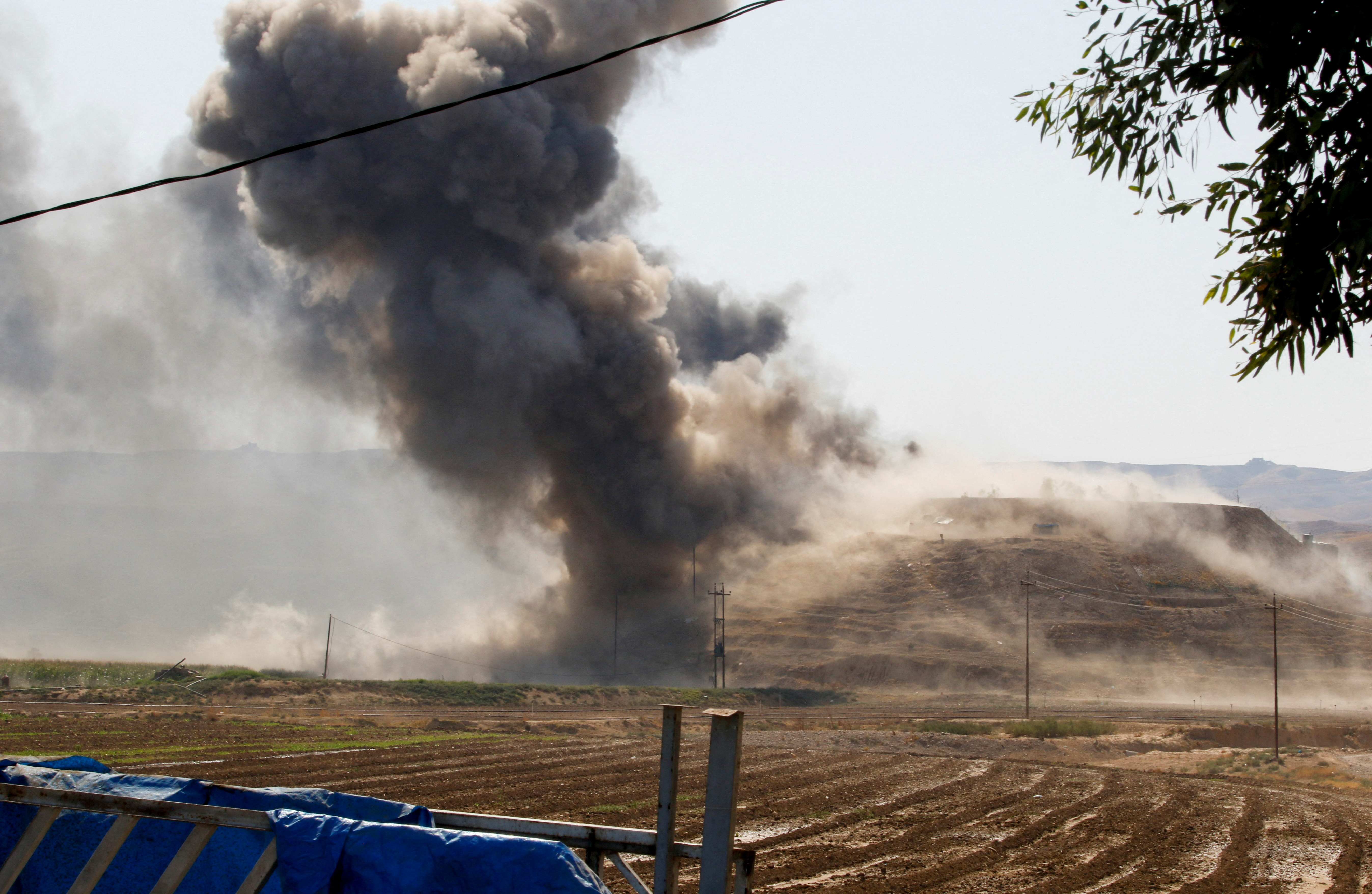 Estados Unidos condenó el bombardeo de Irán sobre territorio kurdo en Irak (REUTERS/Ako Rasheed)