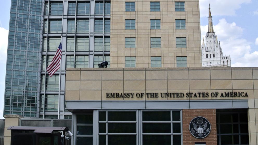 Sede de la Embajada de EEUU en Moscú