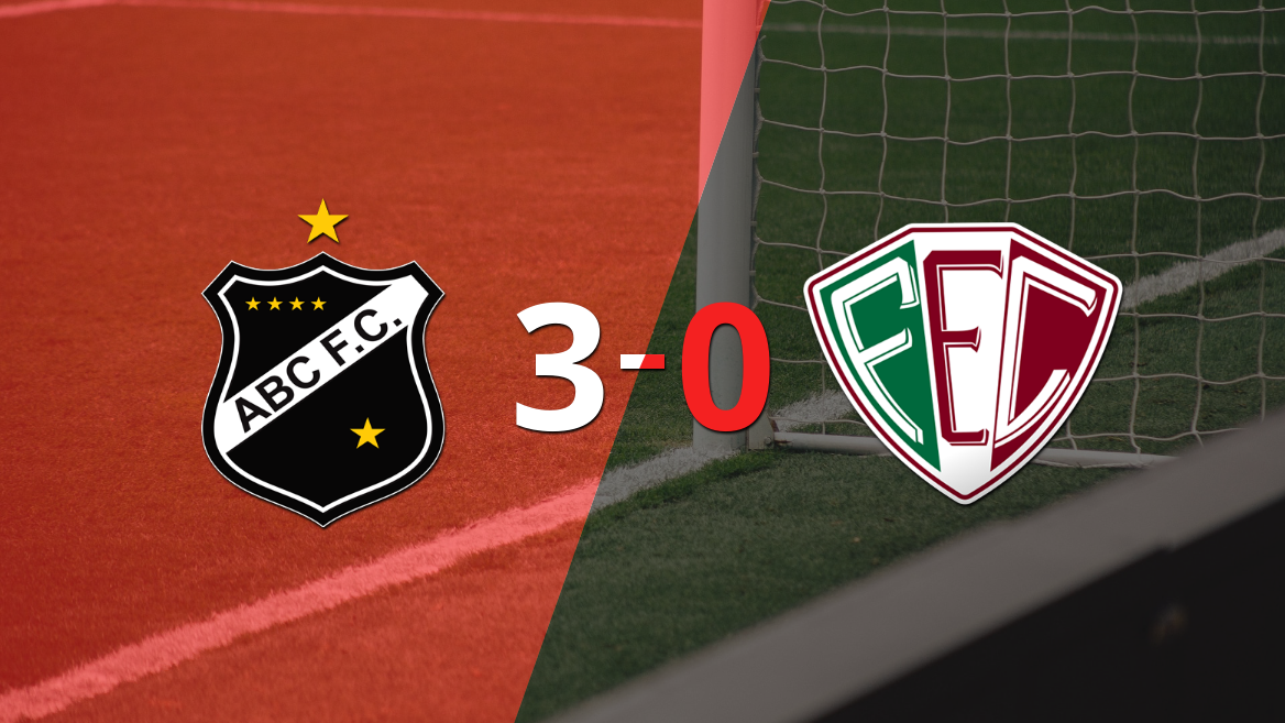 Fluminense do Piauí se fue goleado 3-0 en su visita a ABC