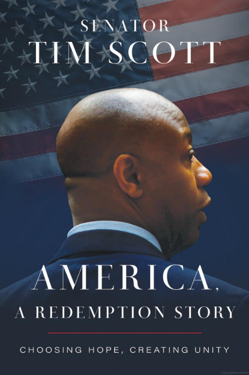 Portada del libro "Estados Unidos, una historia de redención. Eligiendo esperanza y creando unidad", escrito por el senador y precandidato presidencia republicano Tim Scott.