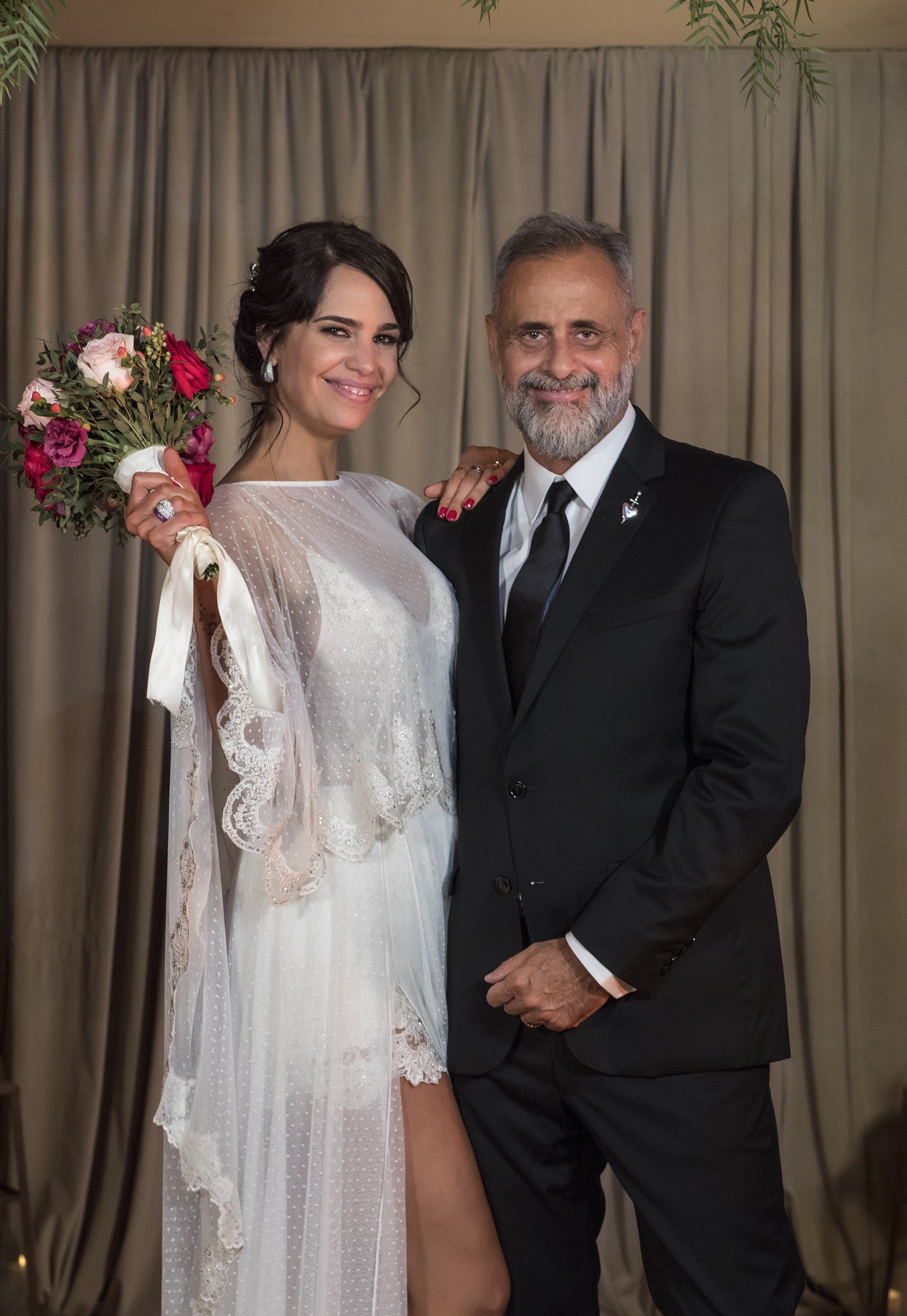 Romina Pereiro y Jorge Rial se casaron en abril de 2019
