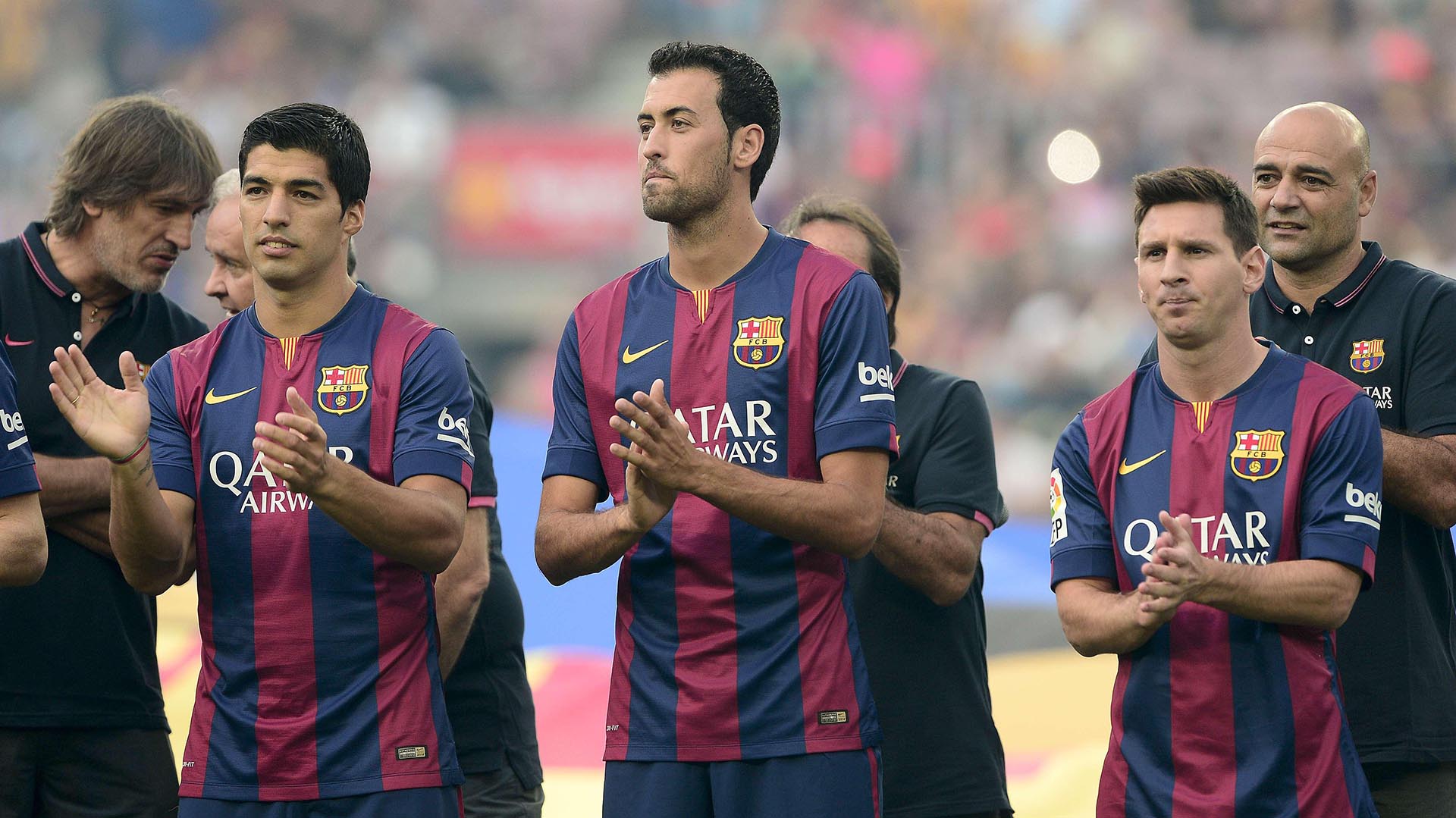 La posibilidad de compartir camiseta con Suárez y Busquets cada vez es mayor (Foto: AFP)
