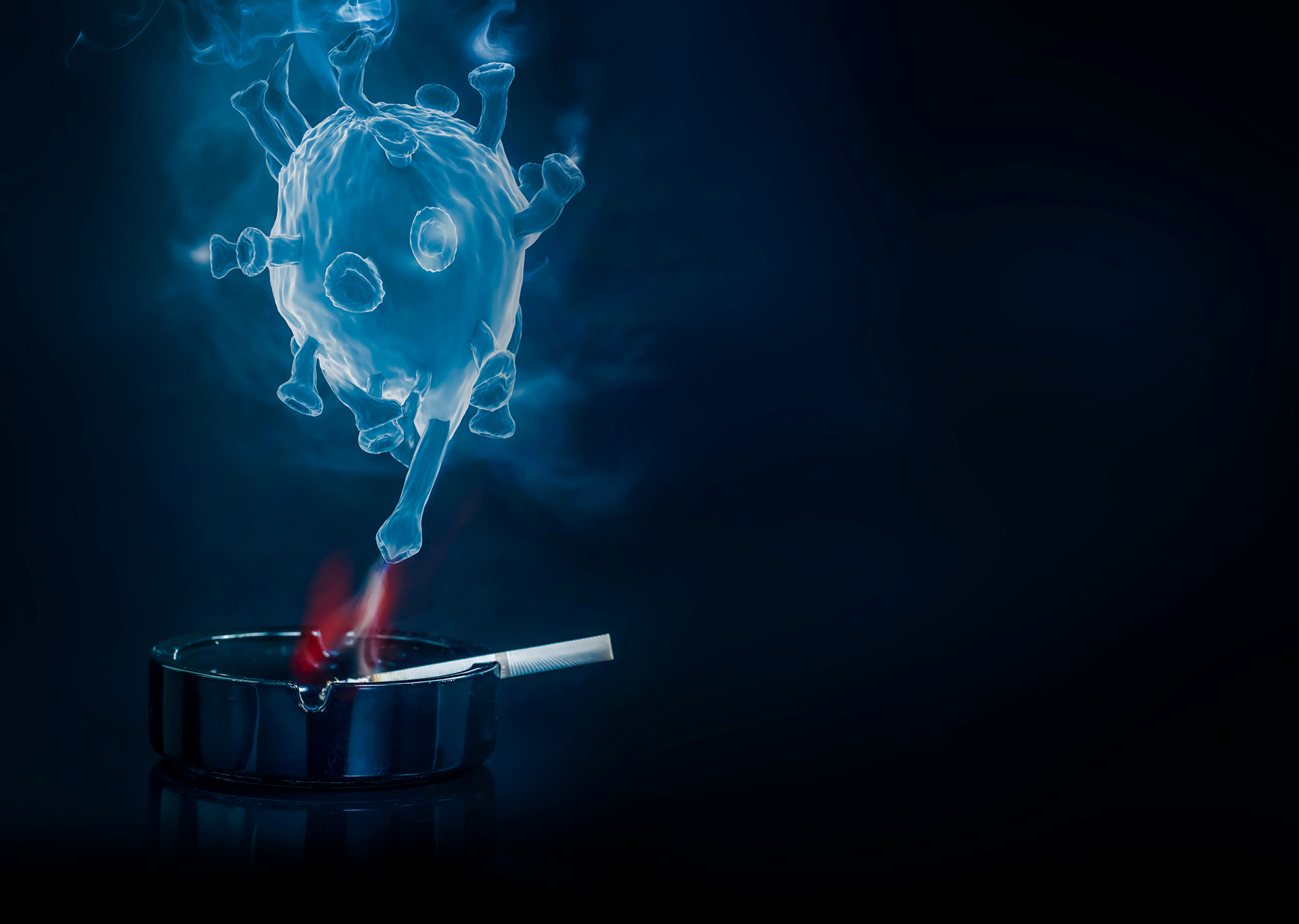 Los fumadores tienen casi dos veces más posibilidades de progresión grave de la enfermedad. (Shutterstock.com)