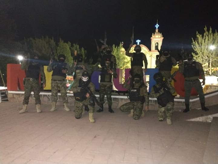 CJNG en San Luis Potosí: sicarios desfilaron impunes al centro de Mexquitic