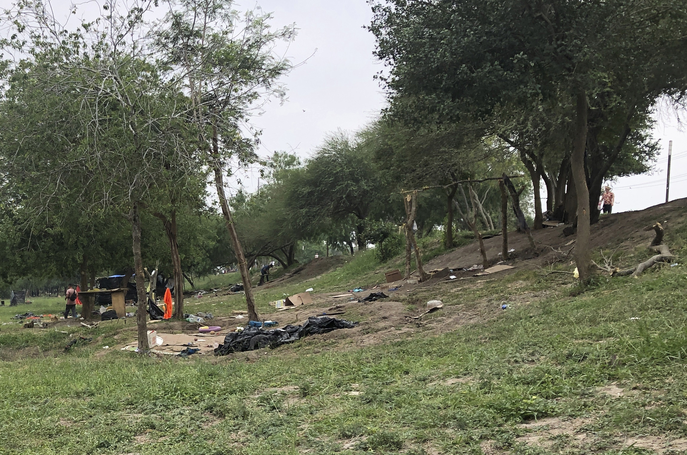 Incendiaron en campamento de migrantes en Reynosa, Tamaulipas 