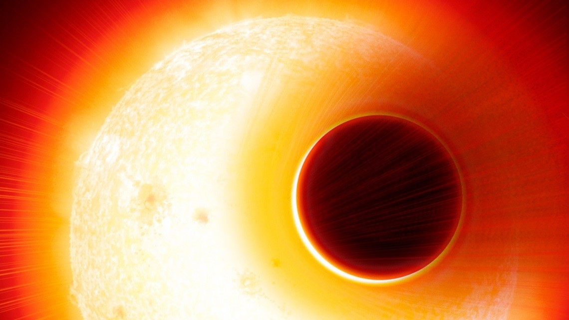 21-12-2021 Impresión artística de HAT-P-11b, un exoplaneta que orbita alrededor de su estrella anfitriona a solo una vigésima parte de la distancia de la Tierra al sol.
POLITICA INVESTIGACIÓN Y TECNOLOGÍA
DENIS BAJRAM/UNIVERSITY OF GENEVA
