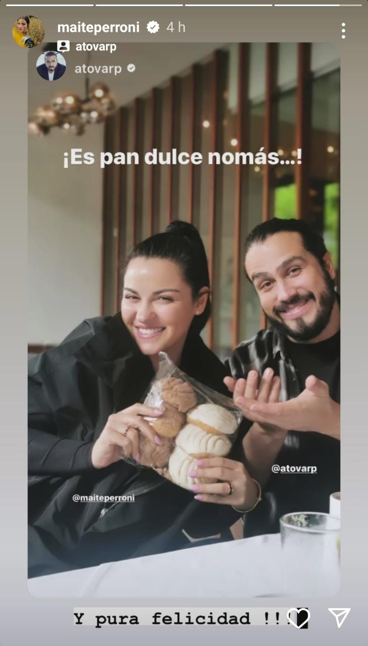 Maite Perroni y su pareja Andrés Tovar respondieron a los rumores de embarazo (Foto: Instagram/ @maiteperroni)