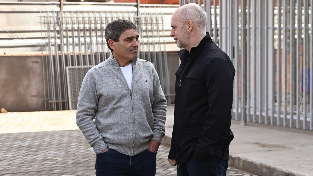 Fernán Quirós charla con Horacio Rodríguez Larreta