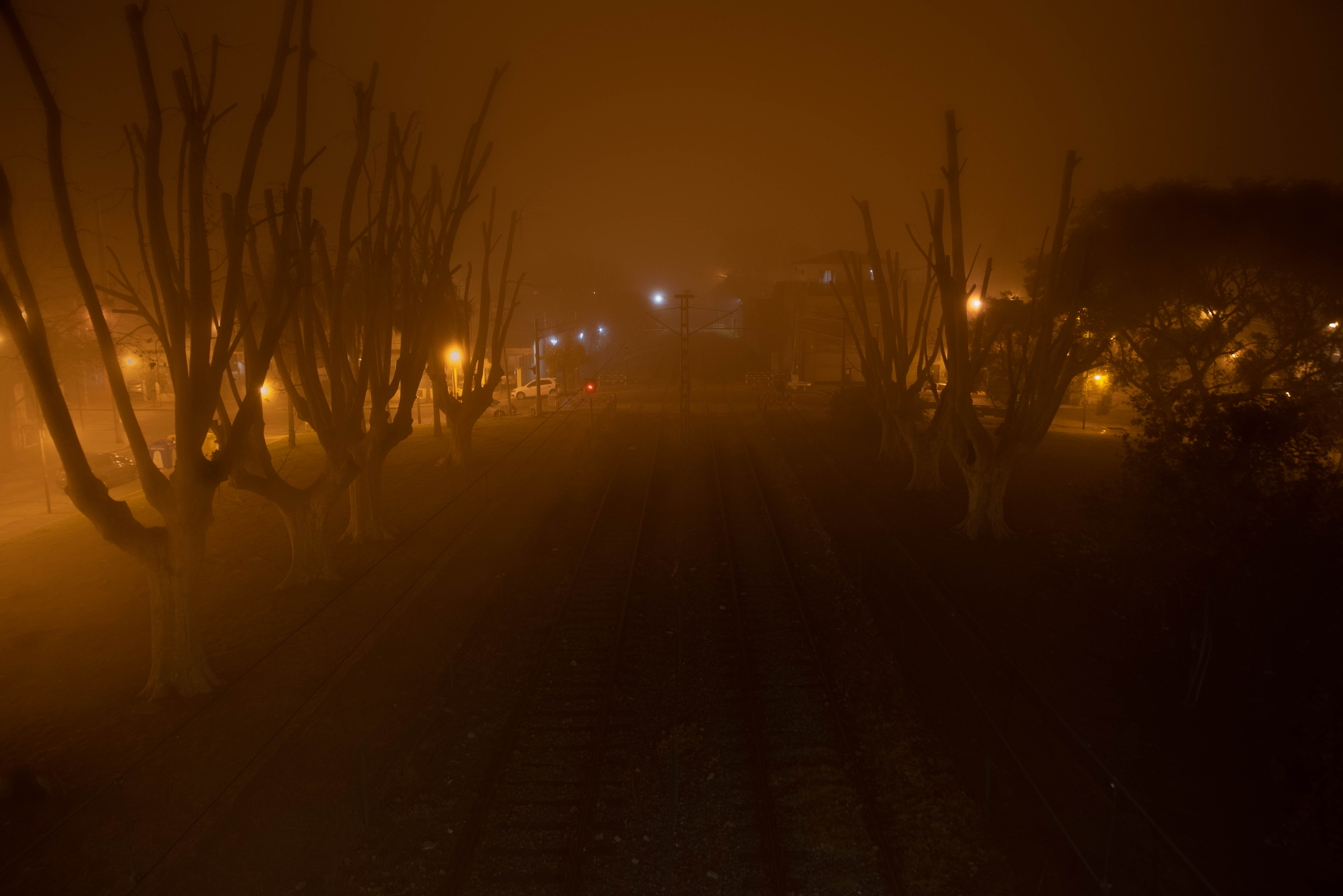 Fotos de la neblina se replicaron en las redes sociales