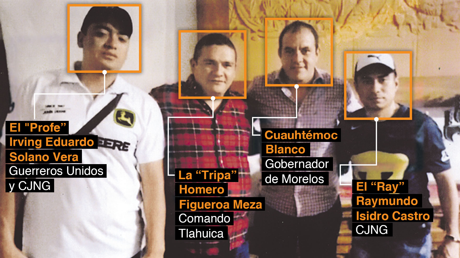 Sources from the state and the federal government assured that Blanco's photograph came from the cell phone of Esther Yadira Huitrón Vázquez and/or Rosario Herrera, alleged operator and PR of the Guerreros Unidos criminal organization in Morelos Photo: Courtesy|El Sol de México