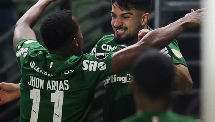 Las tres asistencias de Jos&eacute; L&oacute;pez en la goleada del Palmeiras tras confirmar su lugar en la lista de Argentina para el Mundial