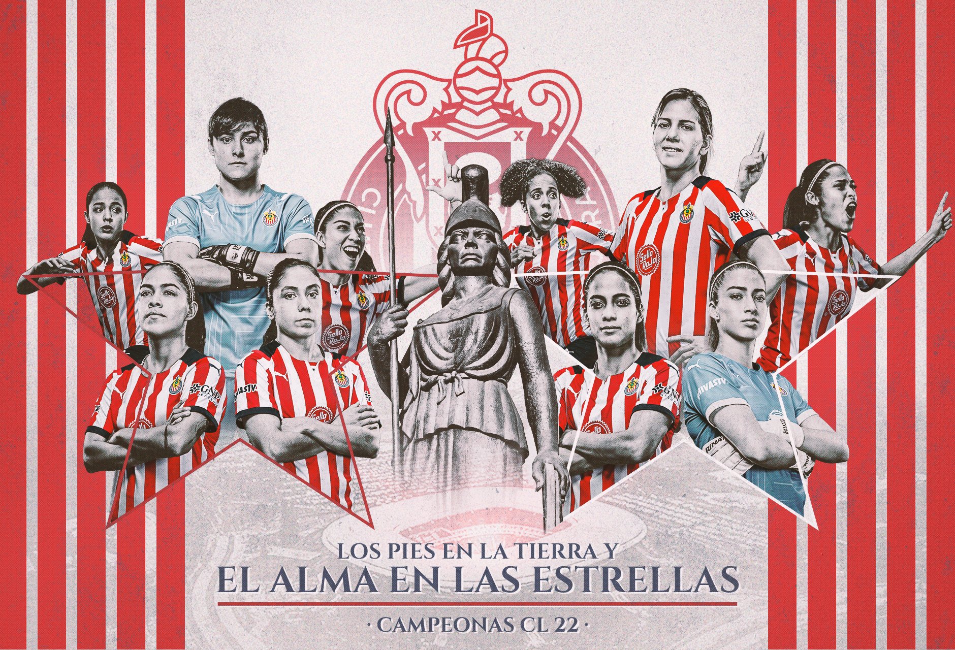 Chivas, campeón del Clausura 2022 de la Liga MX Femenil. Foto: @ChivasFemenil