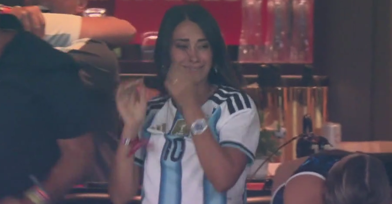 Las l&aacute;grimas de Antonela Rocuzzo en el gol del empate de Argentina sobre Inglaterra en la semifinal del Mundial: su posteo en redes