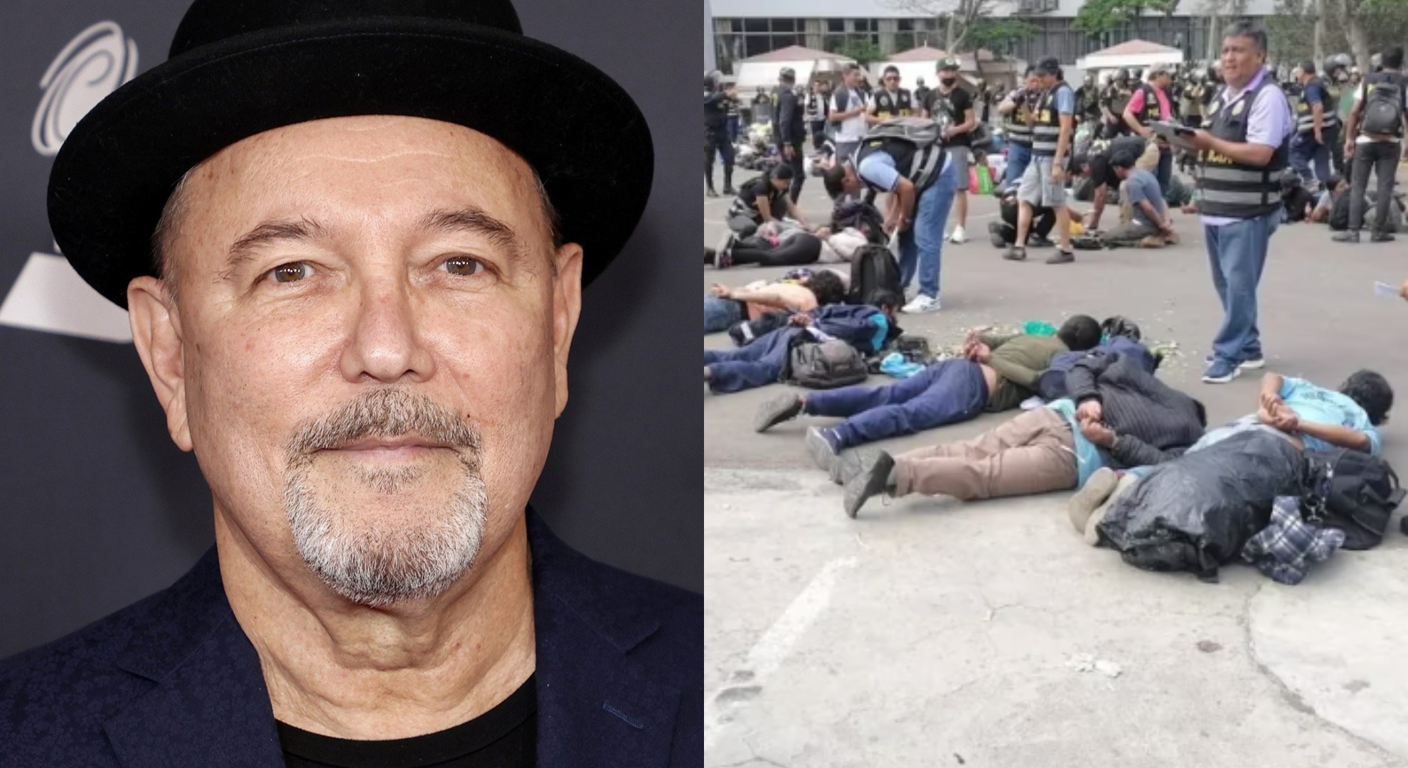 Rubén Blades concerned about what is happening in Peru.